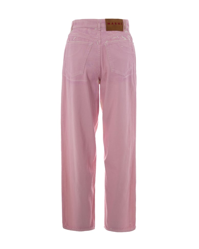 jeans pink washed denim by Selfnex