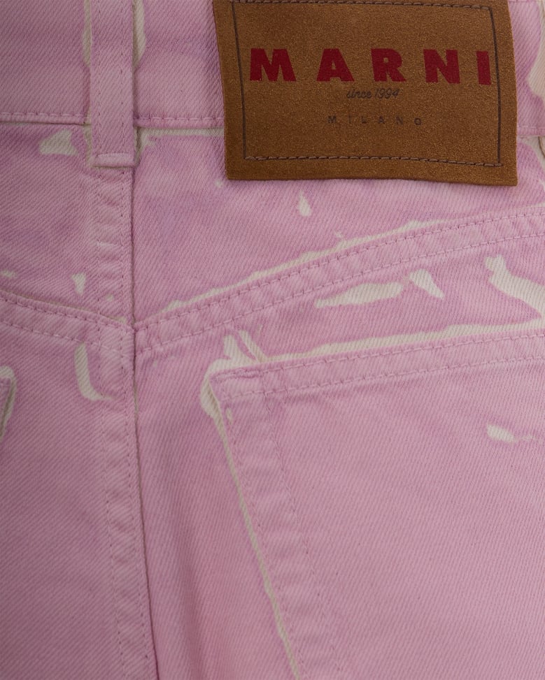 jeans pink washed denim by Selfnex