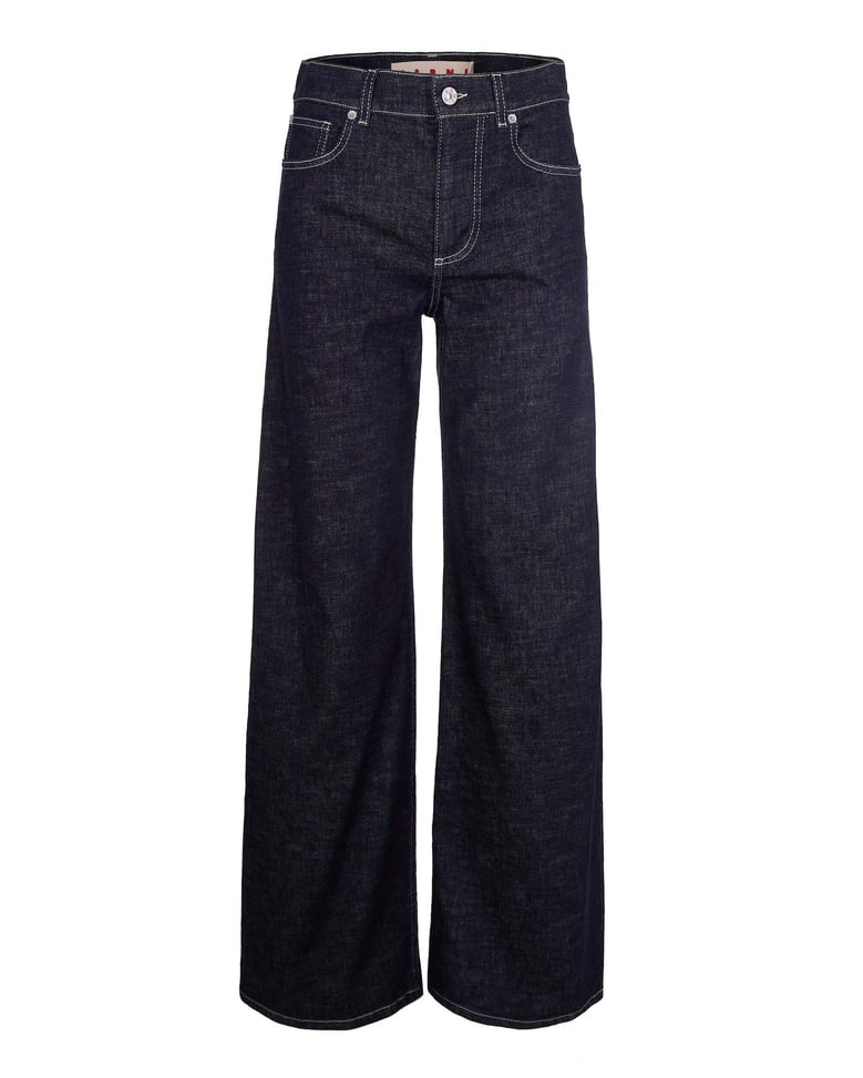 jeans wide leg blue/black by Selfnex