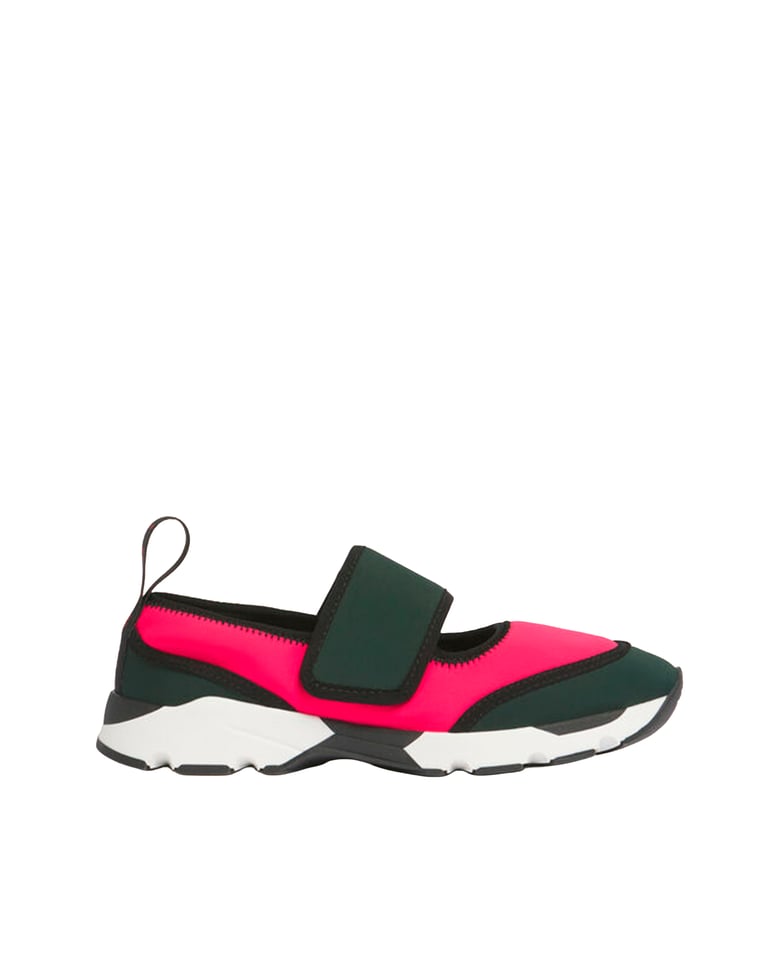sneakers mary jane fuchsia/green by Selfnex