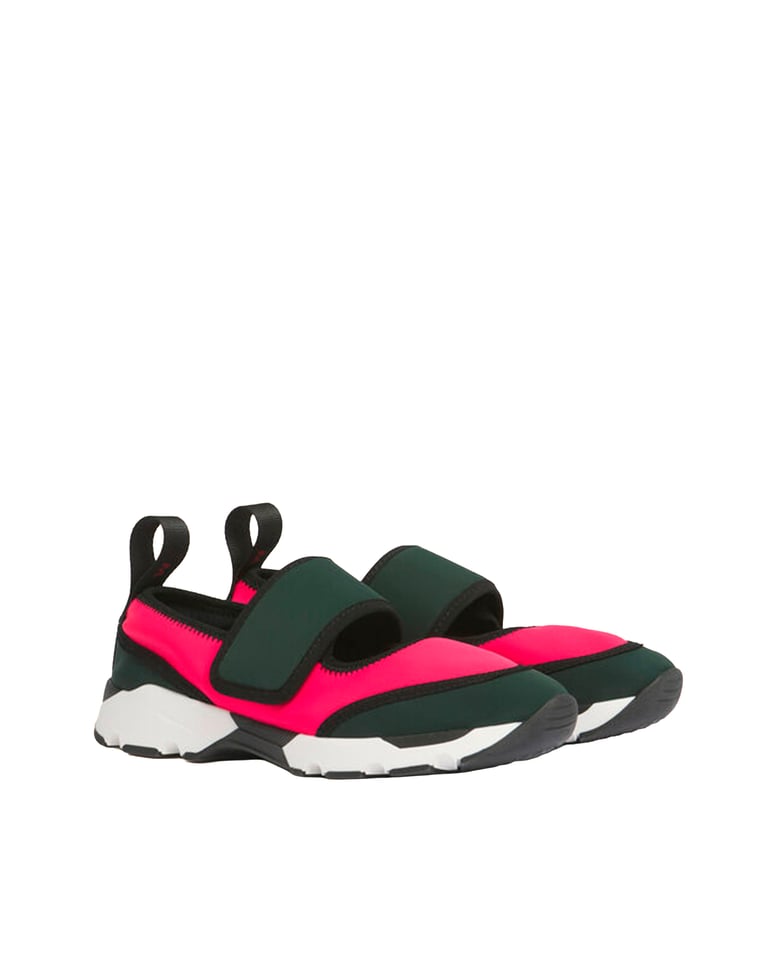 sneakers mary jane fuchsia/green by Selfnex