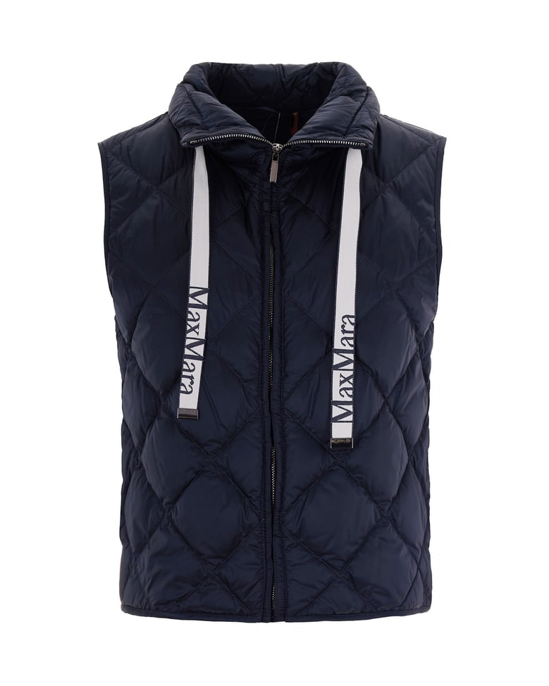 quilted gilet midnight blue by Selfnex