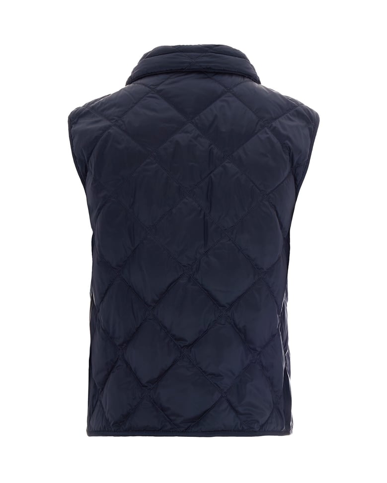 quilted gilet midnight blue by Selfnex