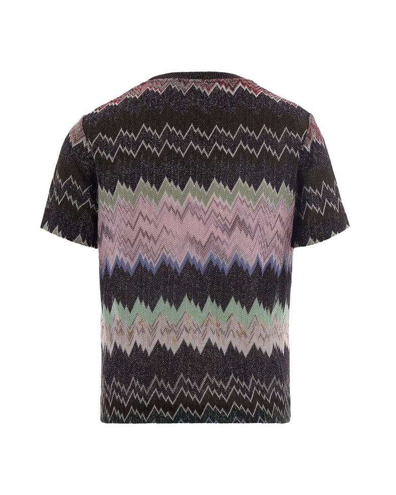 t-shirt viscose lamé multicolour by Selfnex