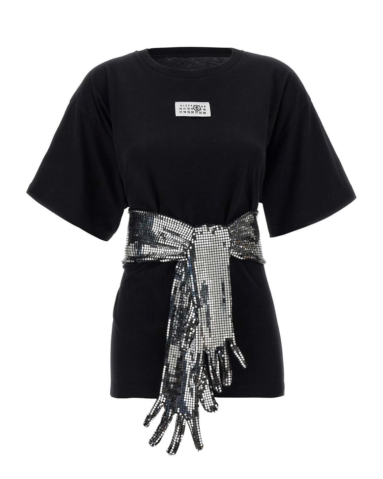 t-shirt with gloves black by Selfnex