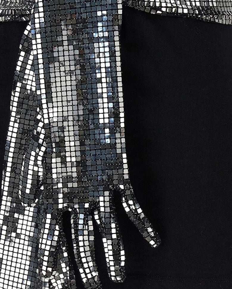 t-shirt with gloves black by Selfnex