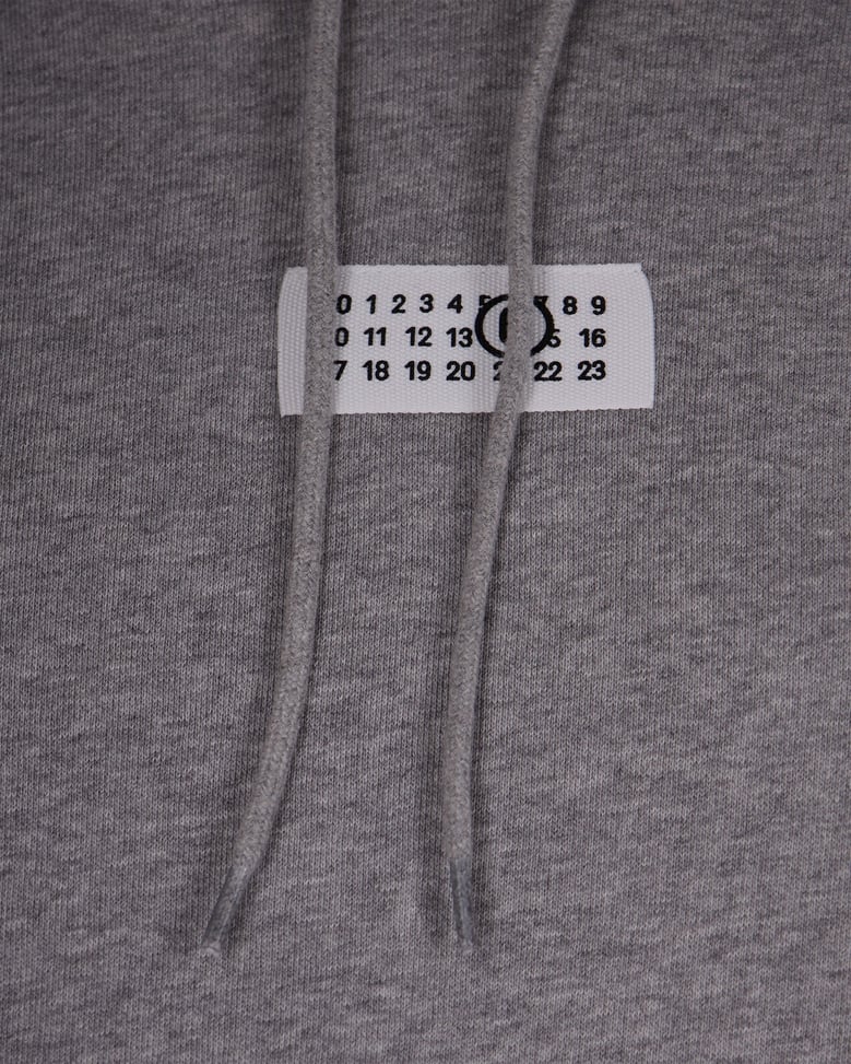 hooded sweatshirt grey melange by Selfnex