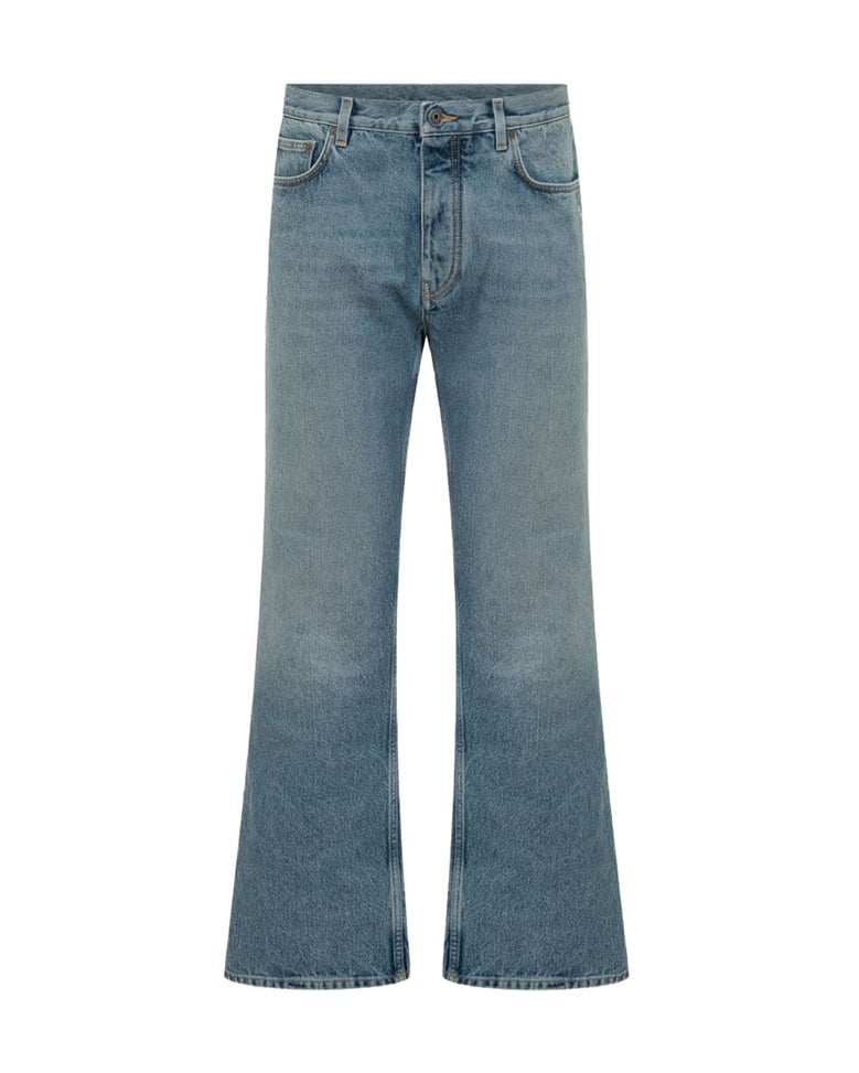 jeans half arrow slim light medium blue by Selfnex