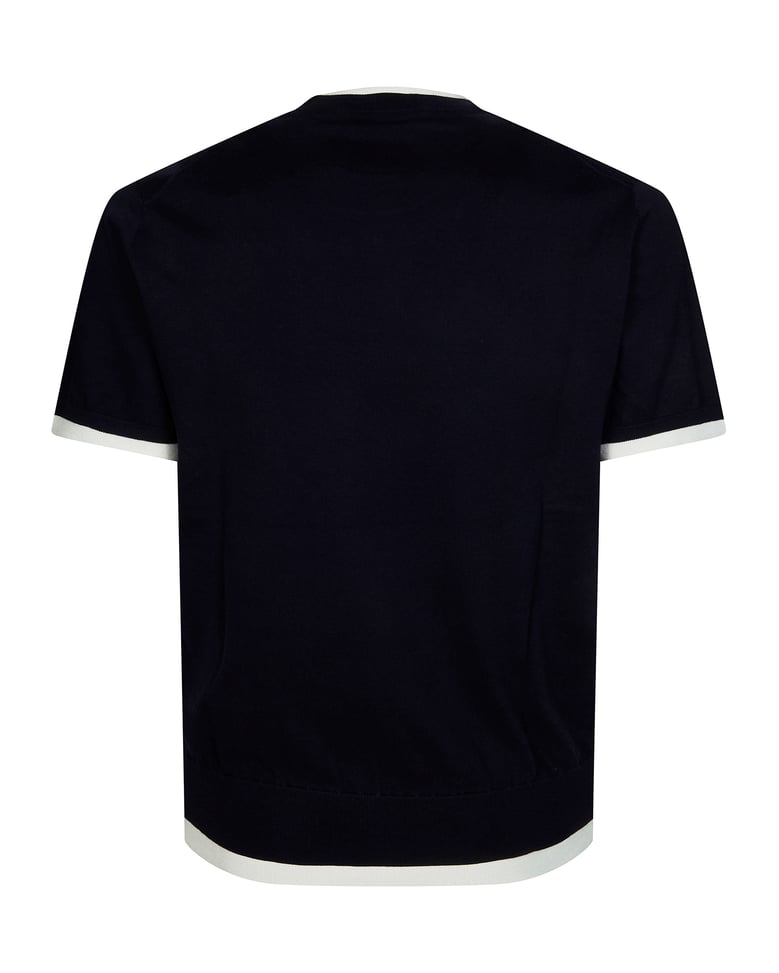 crew-neck t-shirt blue by Selfnex