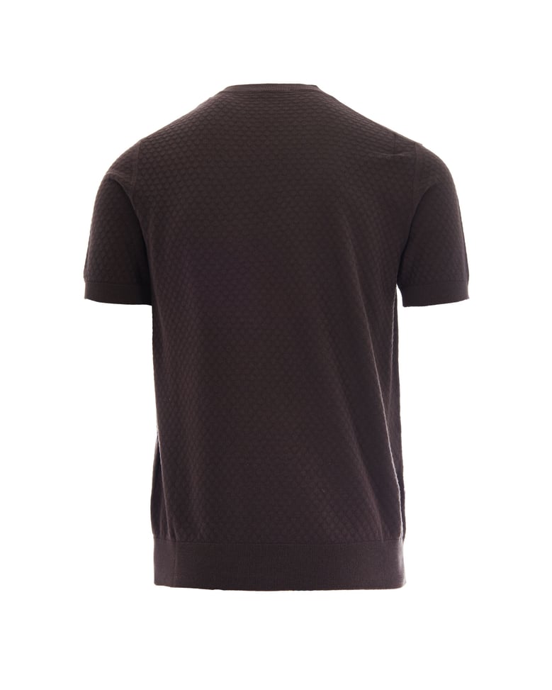 t-shirt knit cotton brown by Selfnex