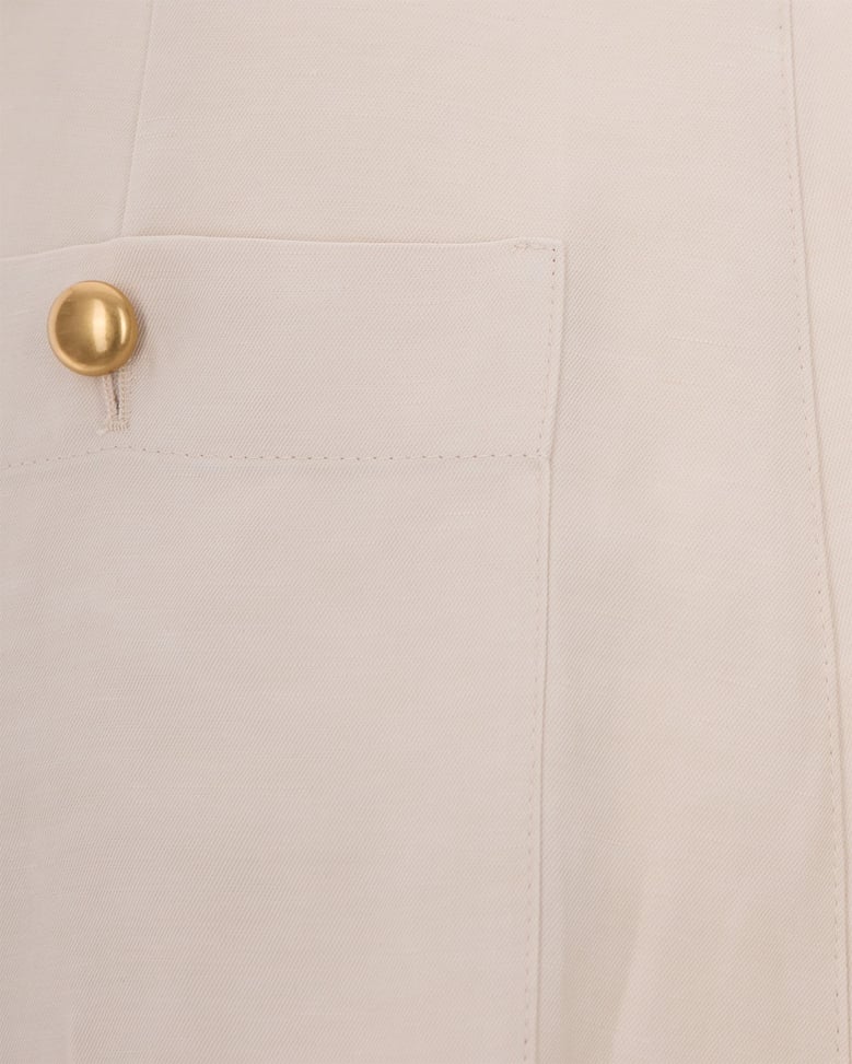 bermuda shorts sand linen by Selfnex