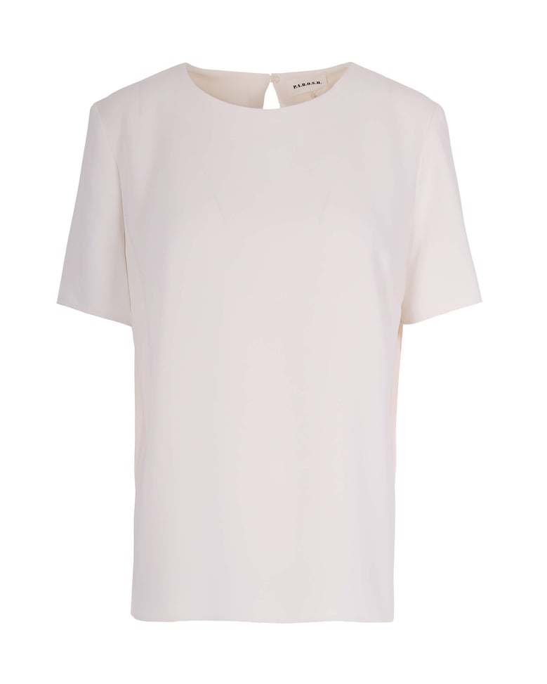 blouse basic cady cream by Selfnex