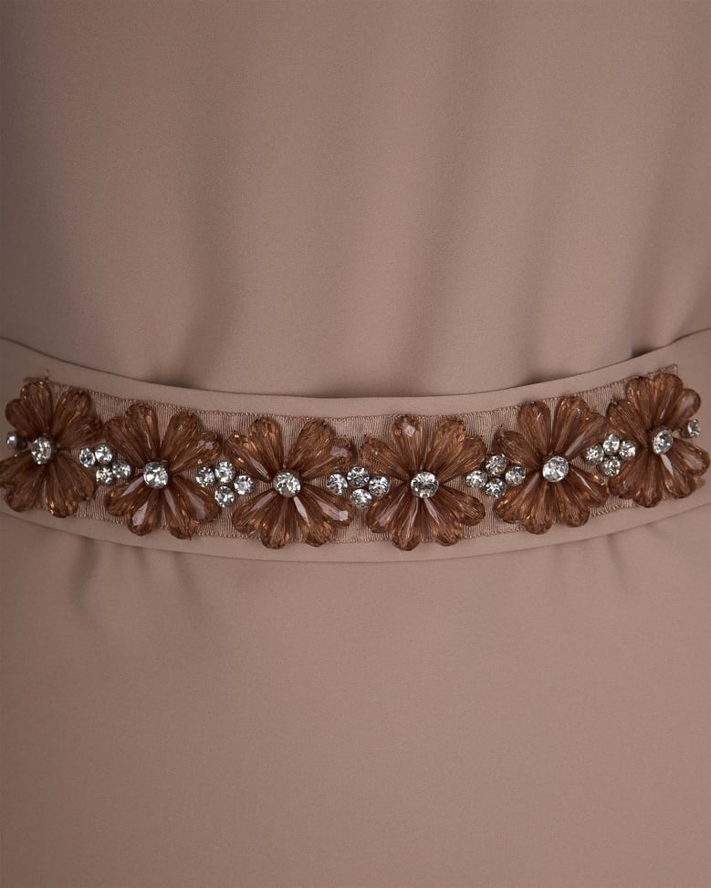 blouse cintura ricamo beige by Selfnex