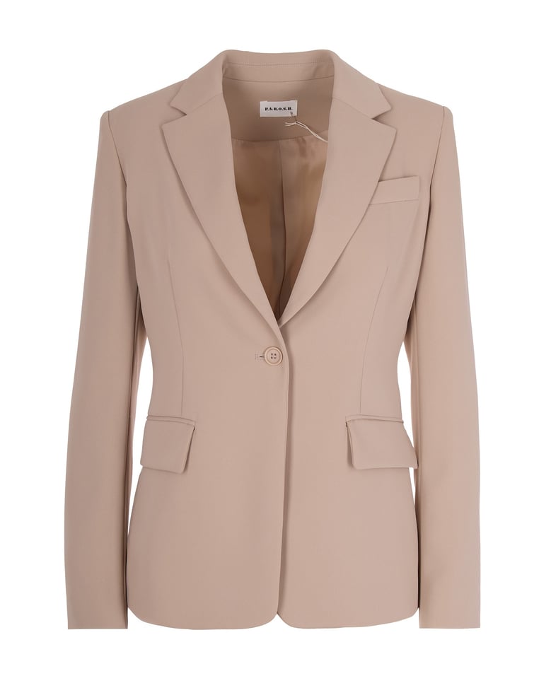 blazer single-breasted beige by Selfnex