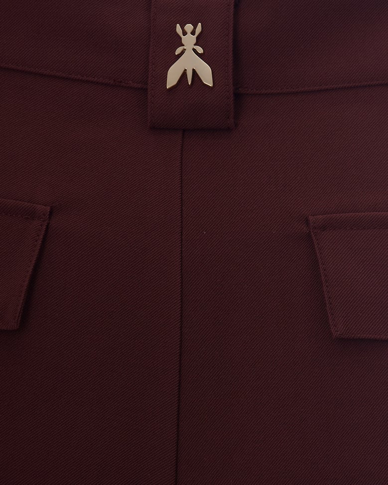twill trousers wood brown by Selfnex