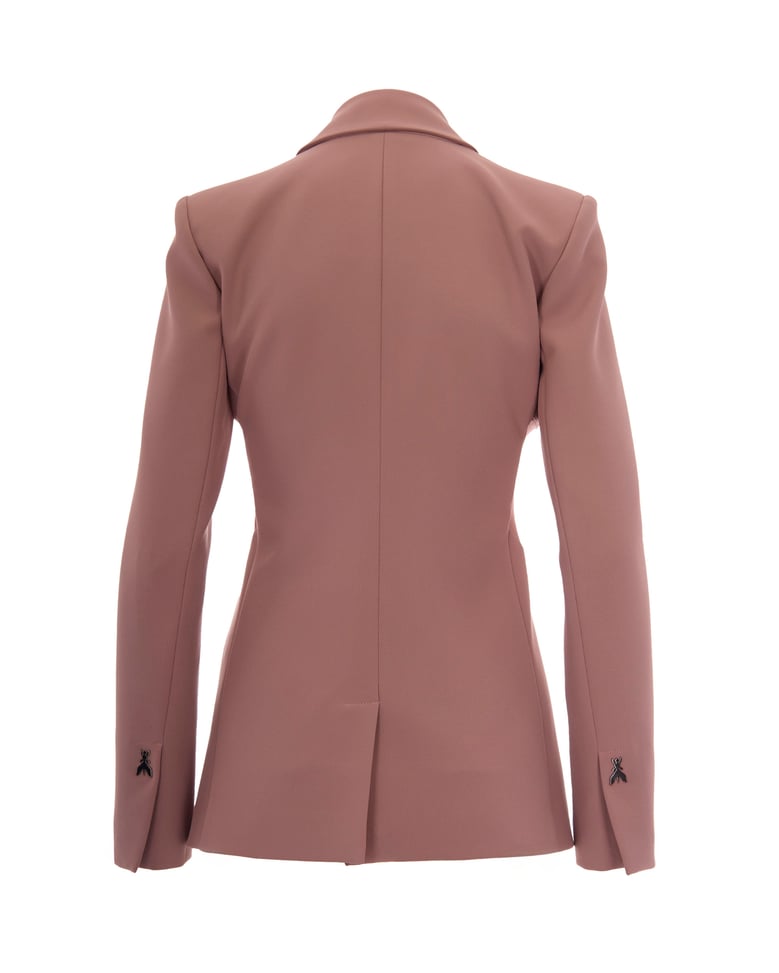 blazer with bustier detail terracotta by Selfnex