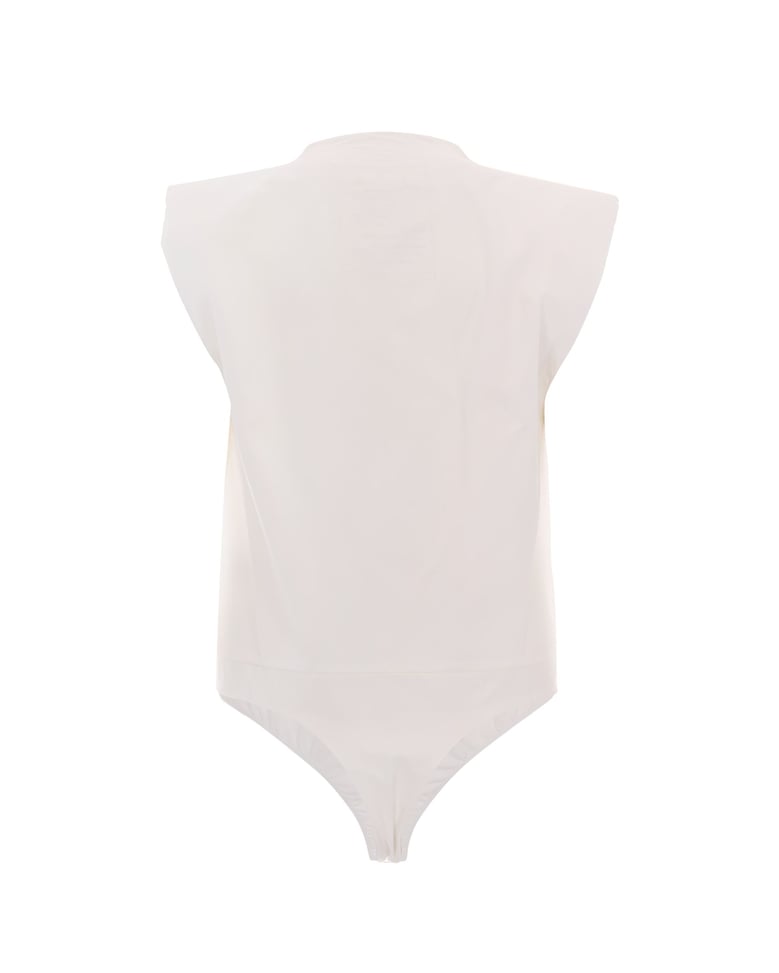 bodysuit poplin white by Selfnex