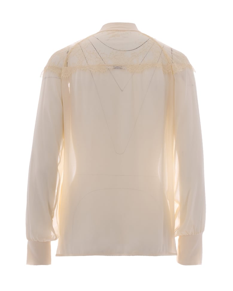 blouse pizzo warm ivory by Selfnex