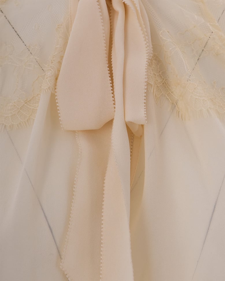 blouse pizzo warm ivory by Selfnex