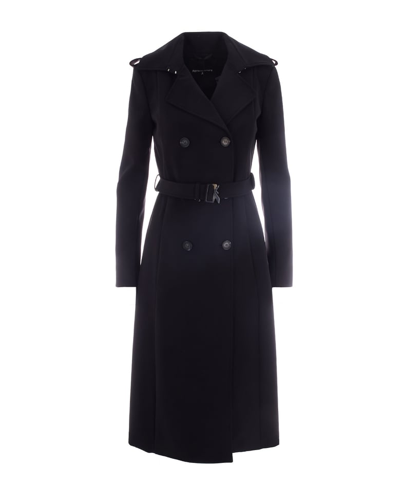 trench coat nylon black by Selfnex