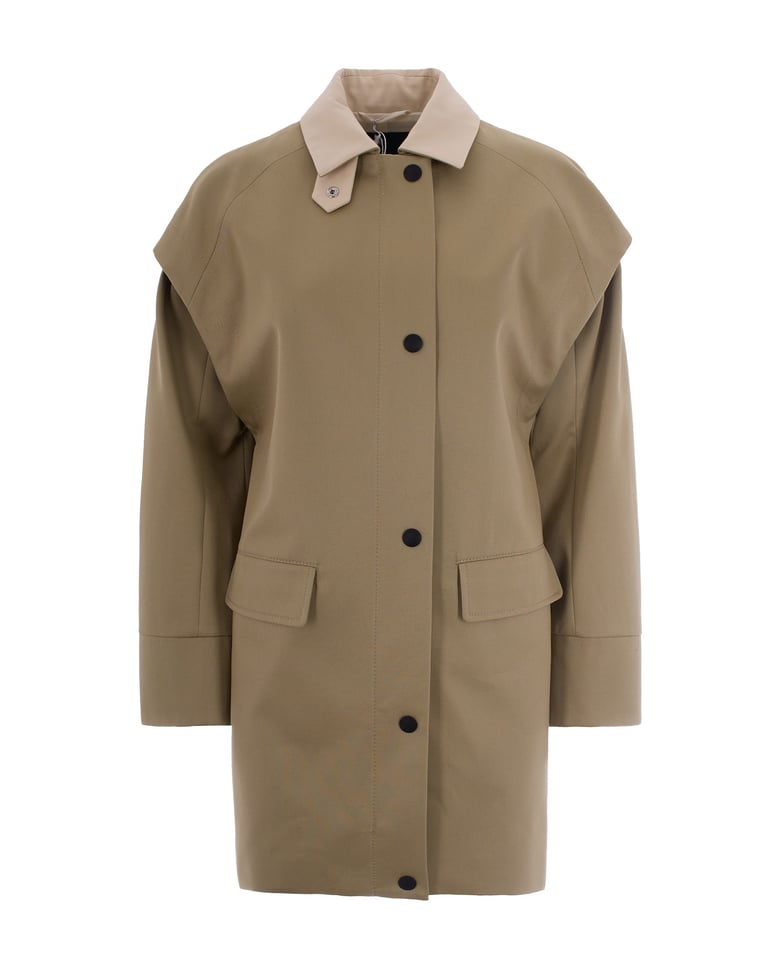 parka cotton sand beige by Selfnex