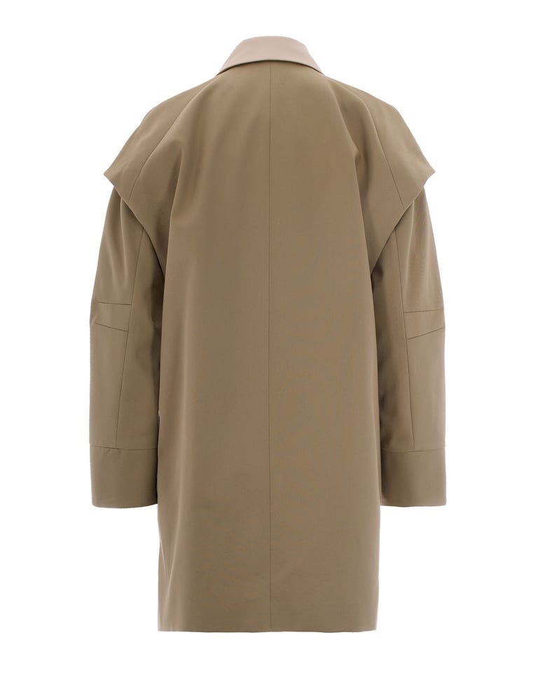 parka cotton sand beige by Selfnex