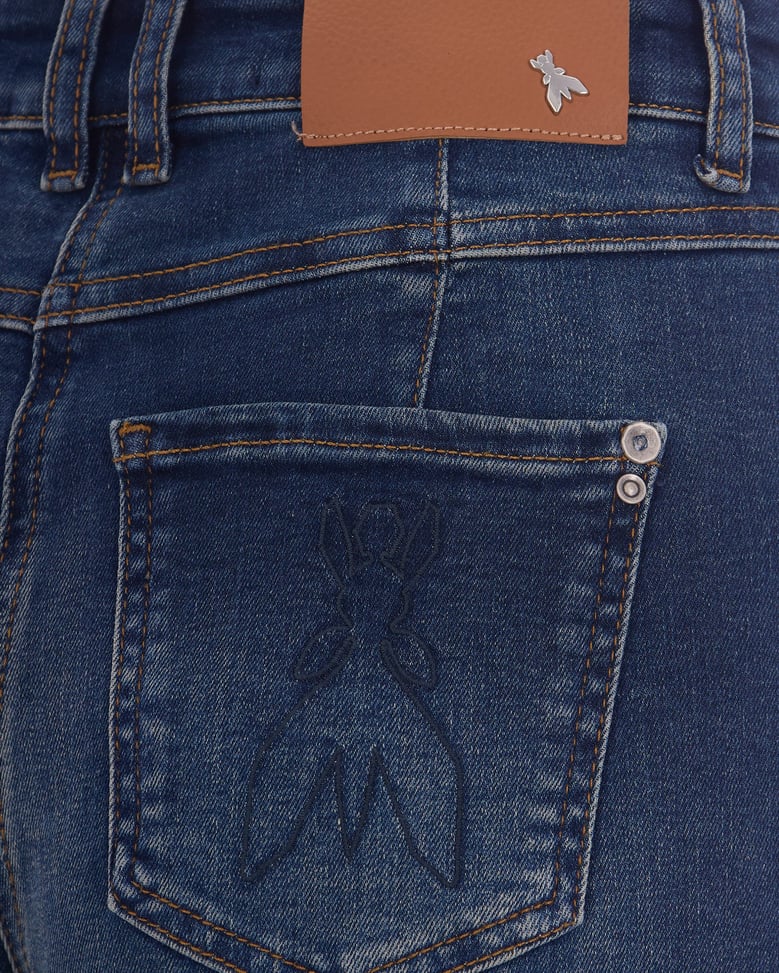 jeans flare dirty blue wash by Selfnex