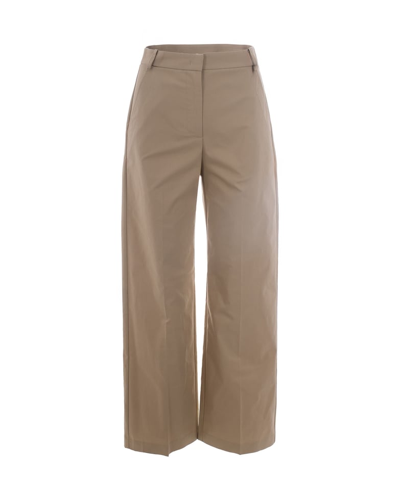 wide-leg trousers sand beige by Selfnex