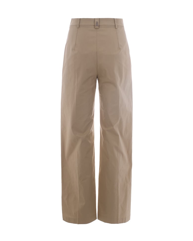 wide-leg trousers sand beige by Selfnex