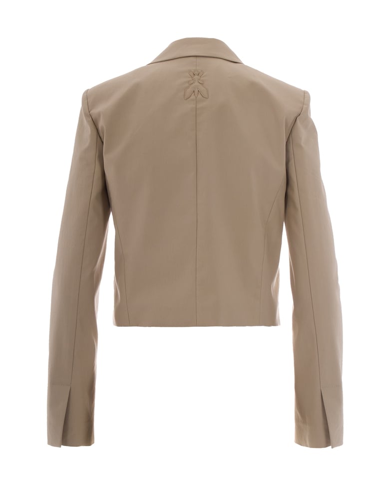 blazer cropped sand beige by Selfnex