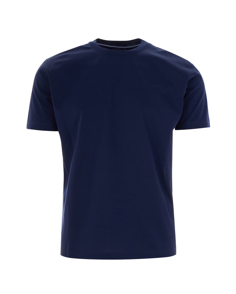 t-shirt jersey shark embroidery blue by Selfnex