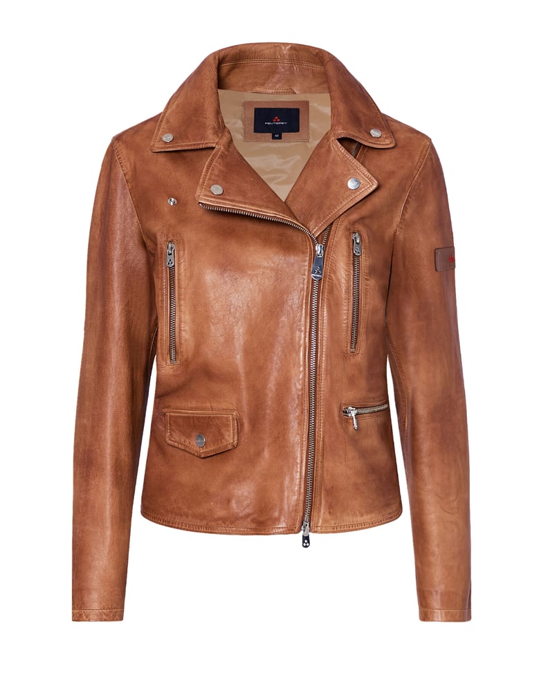 leather jacket chipmunk by Selfnex