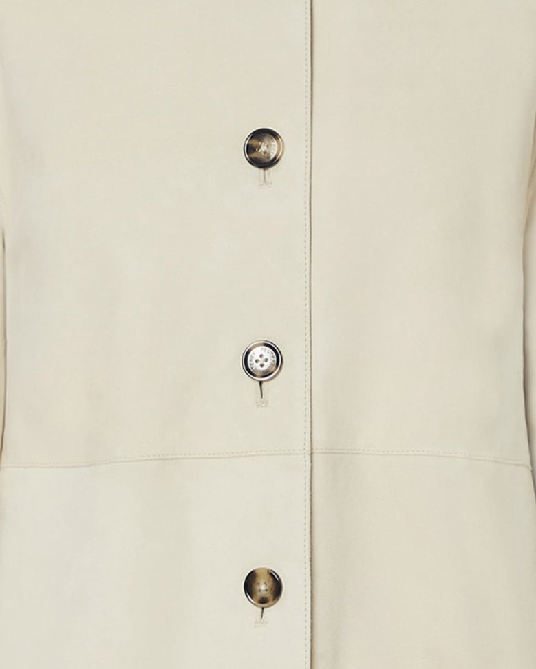 suede jacket lya parchment by Selfnex