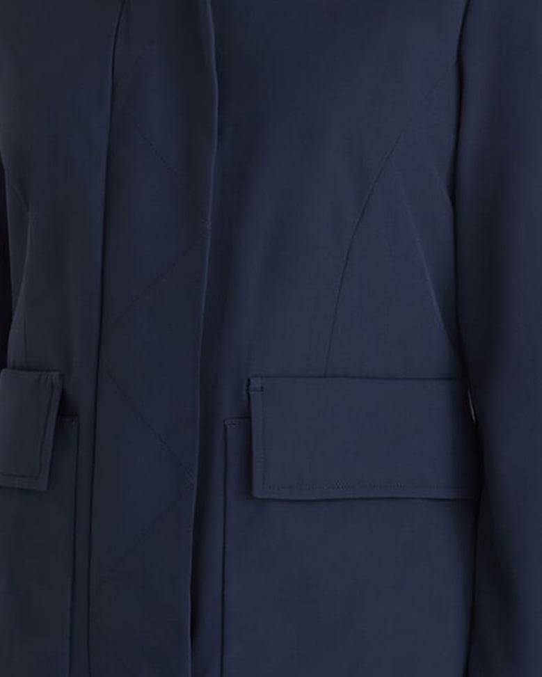 jacket graphite blue by Selfnex