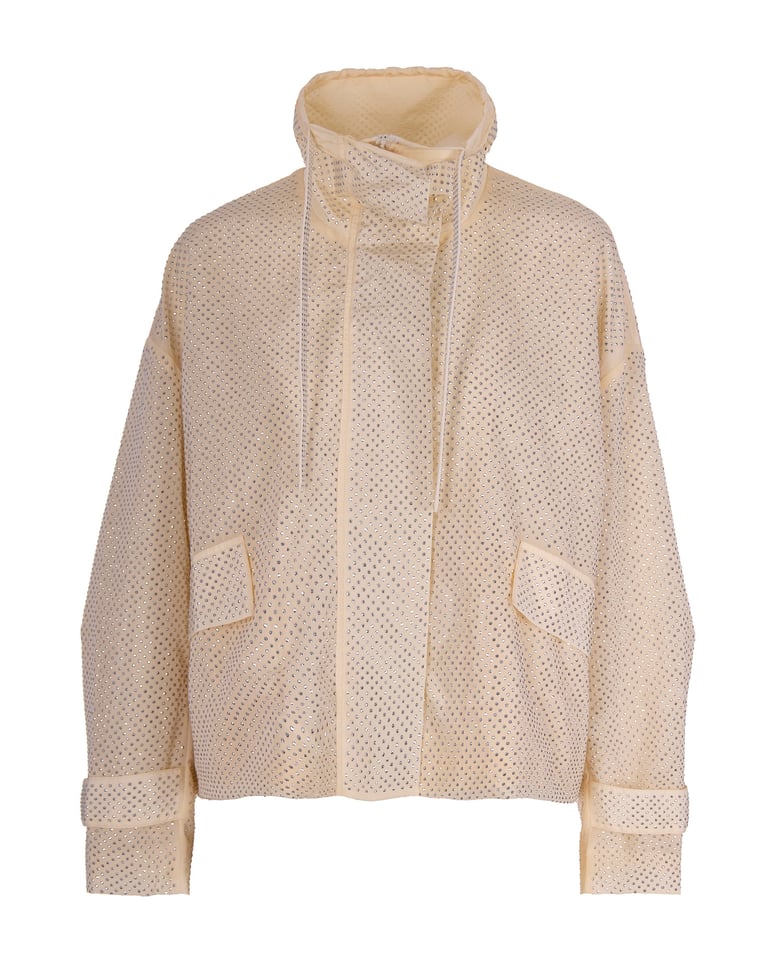 puffer jacket babette swan white by Selfnex