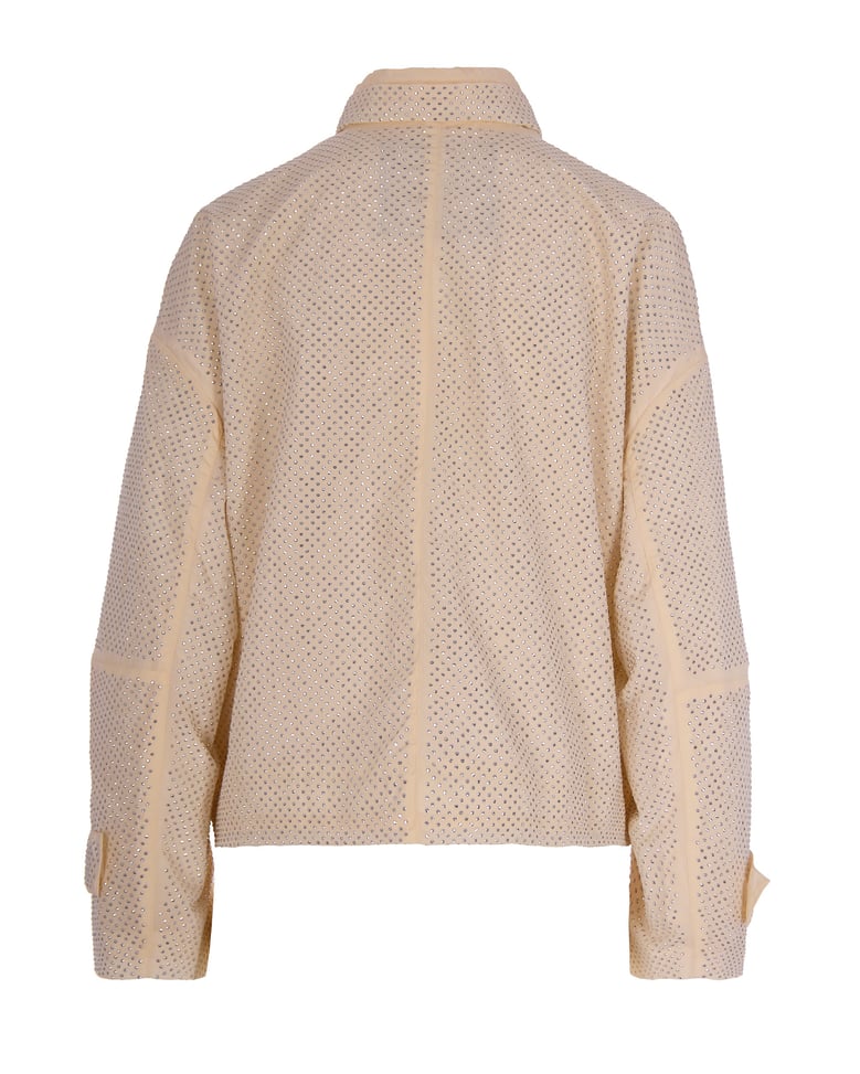 puffer jacket babette swan white by Selfnex