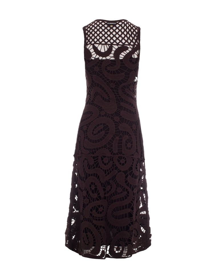 dress bufera crochet brown java by Selfnex