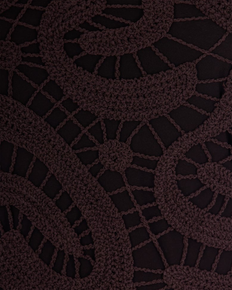 dress bufera crochet brown java by Selfnex