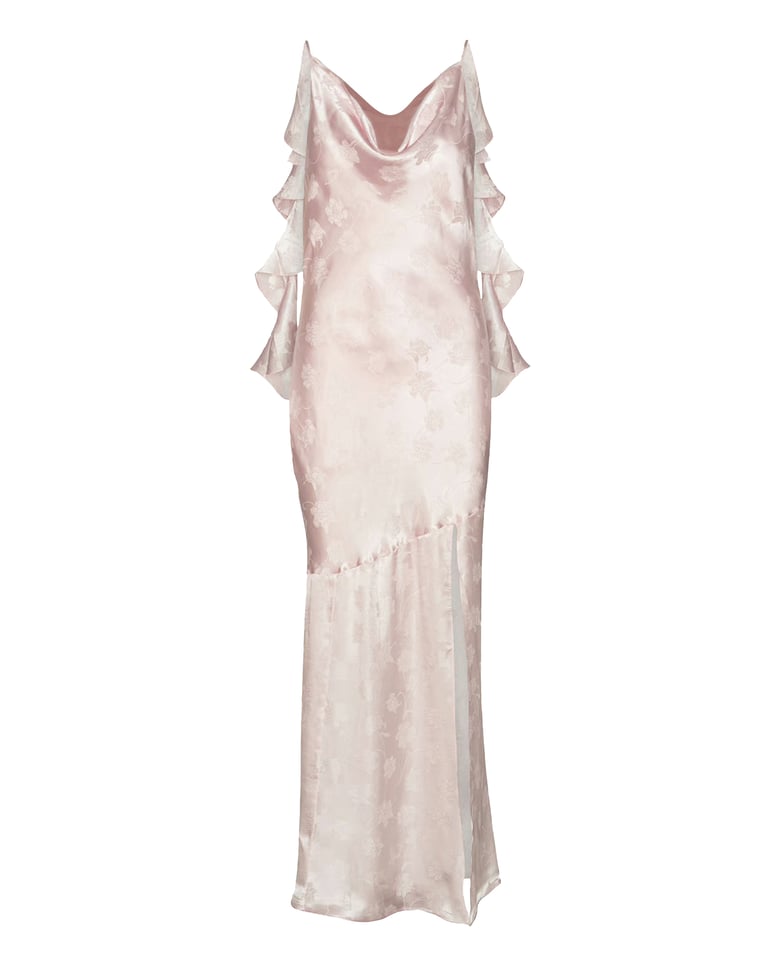 maxi dress waterfall orchid ice by Selfnex