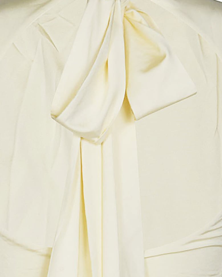 dress draped jersey yellow by Selfnex