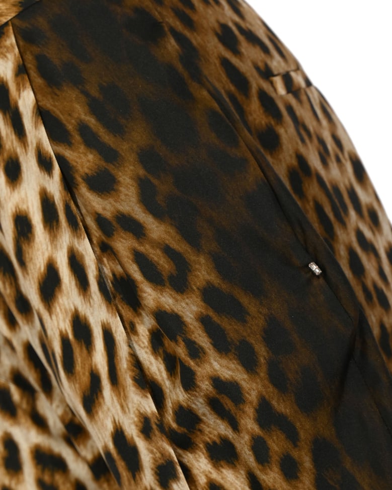 trousers in silk, camel by Selfnex