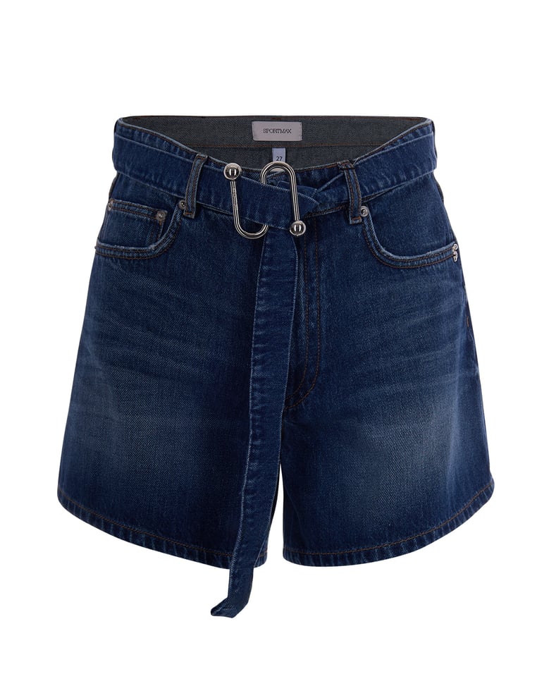 denim shorts midnight blue by Selfnex