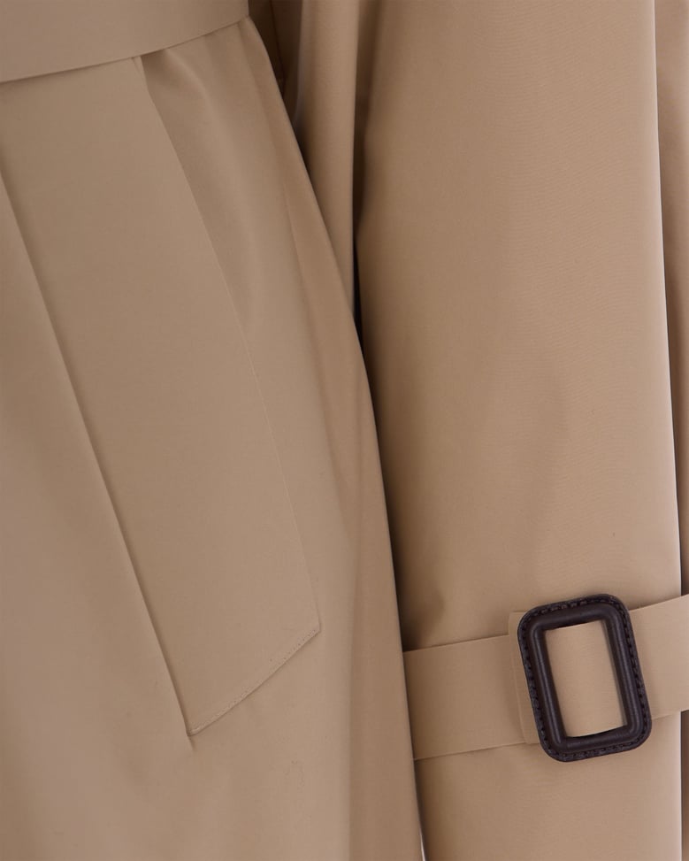 short trench coat beige by Selfnex
