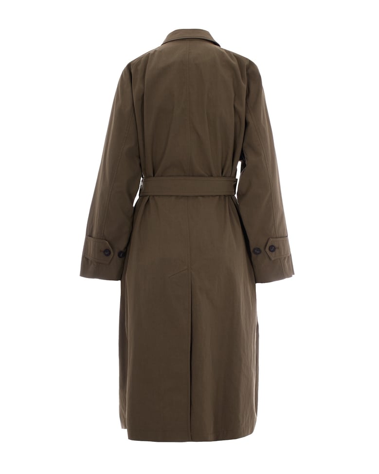 trench coat gabardine taupe by Selfnex