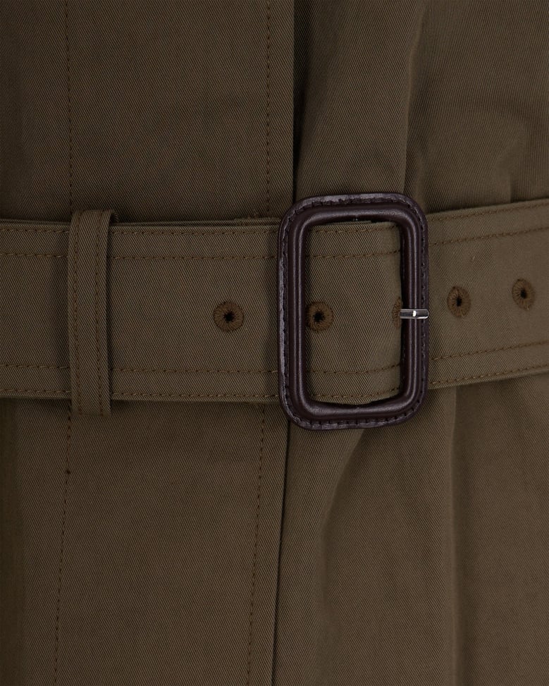 trench coat gabardine taupe by Selfnex