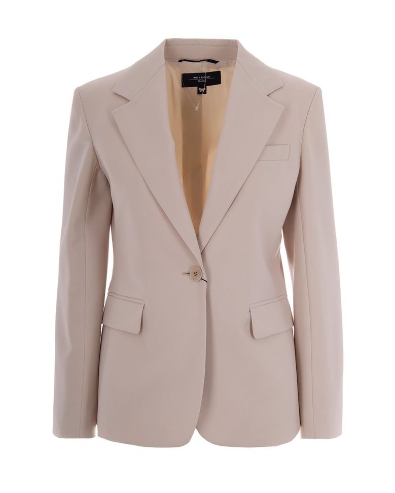 blazer single-breasted wool sand by Selfnex
