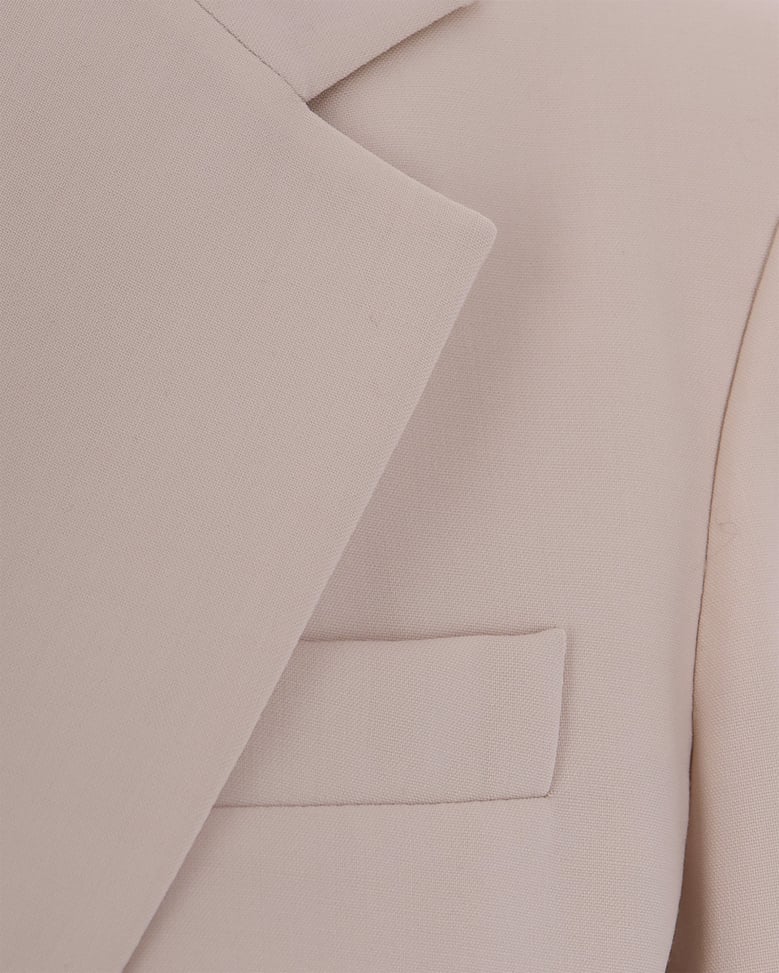 blazer single-breasted wool sand by Selfnex