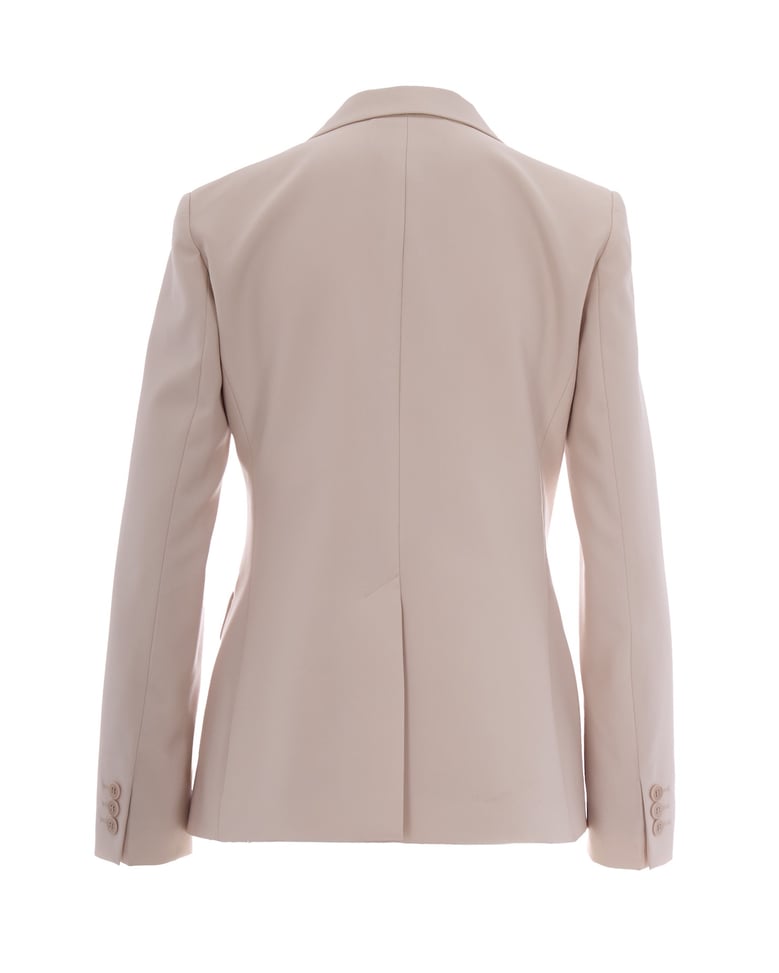 blazer single-breasted wool sand by Selfnex