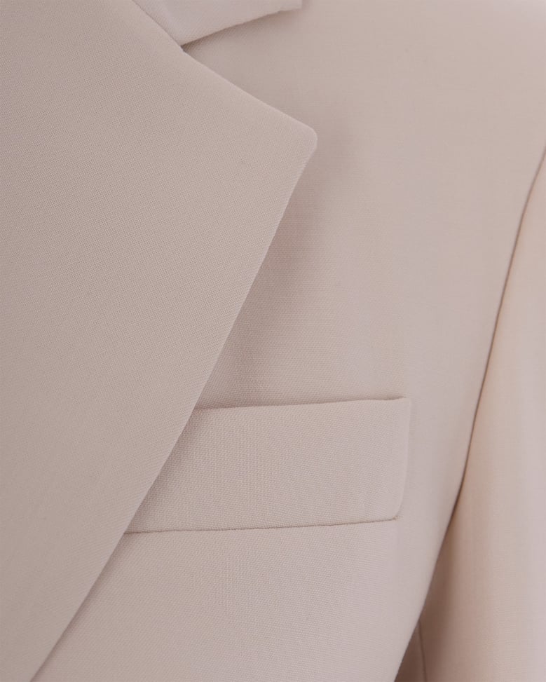 blazer single-breasted wool sand by Selfnex