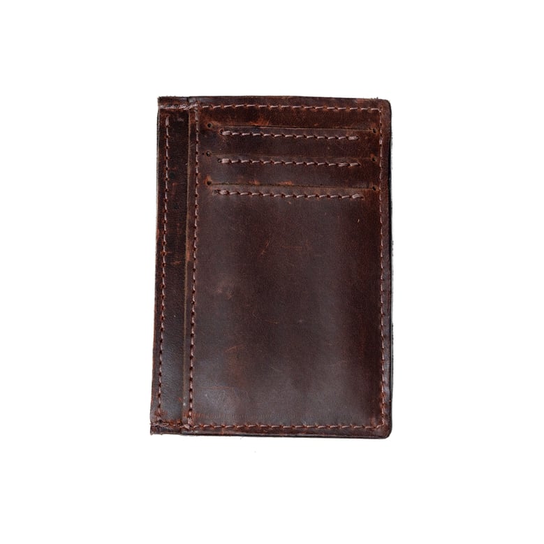card holder wallet in walnut by Selfnex
